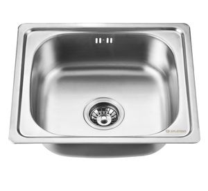 Lavaplatos empotrado 40x46 cm gris Splendid