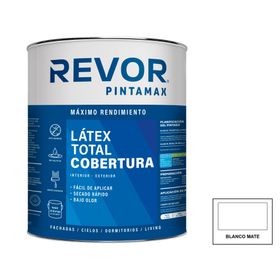 Látex Pintamax blanco mate 1/4 gl