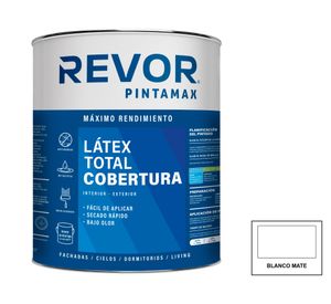 Látex Pintamax blanco mate 1/4 gl