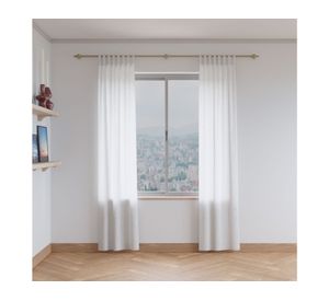 Pack barra cortina madera 22 mm x 240 cm natural