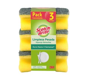 Esponja acanalada 3 unidades