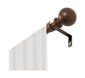 Barra cortina extensible 16/19 mm 120/210 cm bola Cotidiana