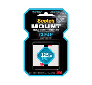 Cuadro montaje doble faz Transparente 2.54x2.54 cm 48 un.