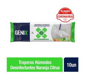 Trapero húmedo desinfectante multiuso Citrus Igenix