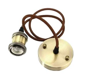 Porta lámpara 1L E27 Vintage bronce envejecido Pro-Lighting