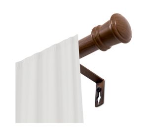 Barra cortina extensible 16/19 mm 120/210 cm Crown Cotidiana