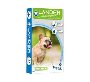 Antiparasitario Pipeta 4-10 kg Lander 1 ml