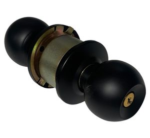 Cerradura pomo dormitorio negro