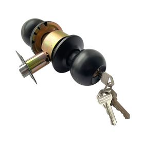 Cerradura pomo dormitorio negro