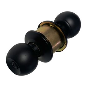 Cerradura pomo baño negro