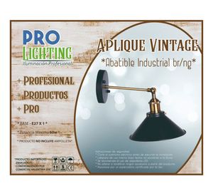 Aplique 1L E27 Vintage Industrial Pro-Lighting