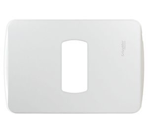 Placa 1 Módulo Miluz blanco Schneider