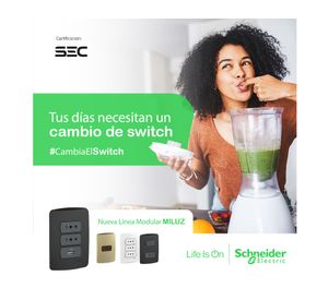 Placa 2 Módulos Miluz blanco Schneider