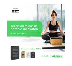 Placa armada con interruptor triple 16A 9/32 blanco Schneider