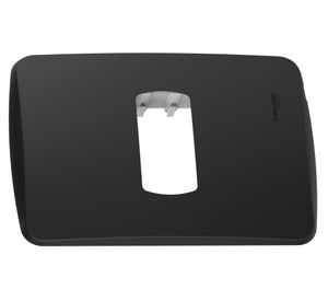Tapa simple Miluz metal grafito Schneider Electric
