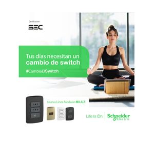 Interruptor 9/24 16A 220V Miluz grafito Schneider Electric