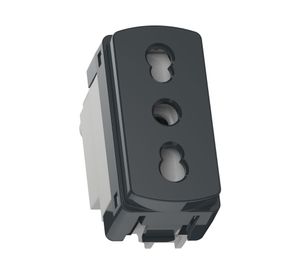 Módulo toma corriente bipaso 10/16A Miluz grafito Schneider Electric