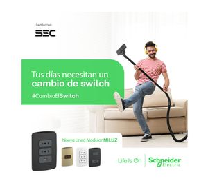 Placa armada con interruptor triple 16A 9/32 dorado Schneider