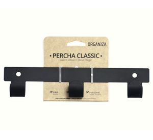 Percha Classic 3 acero negro Ducasse