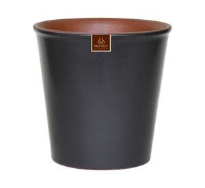 Maceta Zaia 15 cm gris mate