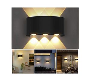 Aplique LED 6L luz cálida negro Pro-Lighting