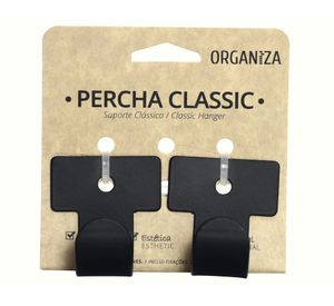 Percha Classic 1 acero negro Ducasse