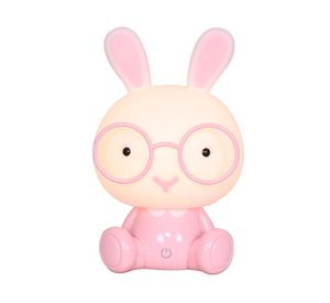 Lámpara sobremesa luz cálida Pink Bunny