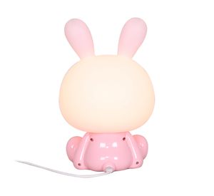 Lámpara sobremesa luz cálida Pink Bunny