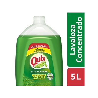 Lavaloza botella 5 litros limón Bio Activos Quix