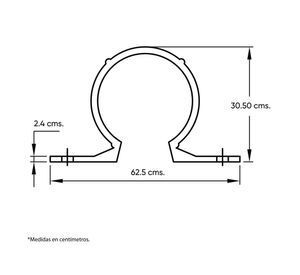 Abrazadera CPVC 3/4'' Vinilit