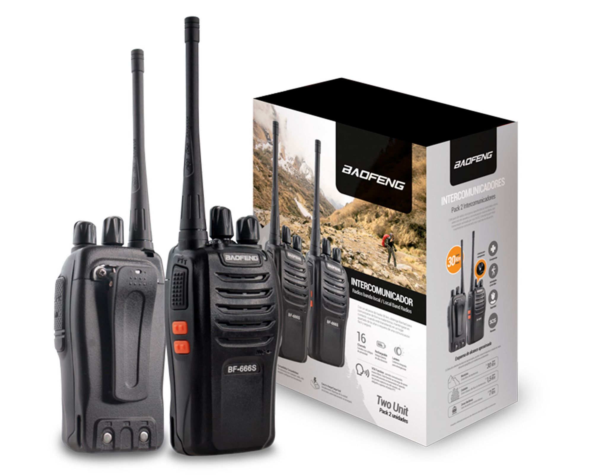 Intercomunicador 7948 Li-ionH-1500 mAh Baofeng