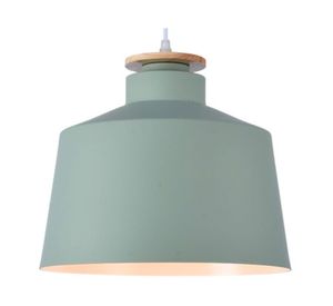 Lámpara colgar 40W E27 1L León verde salvia