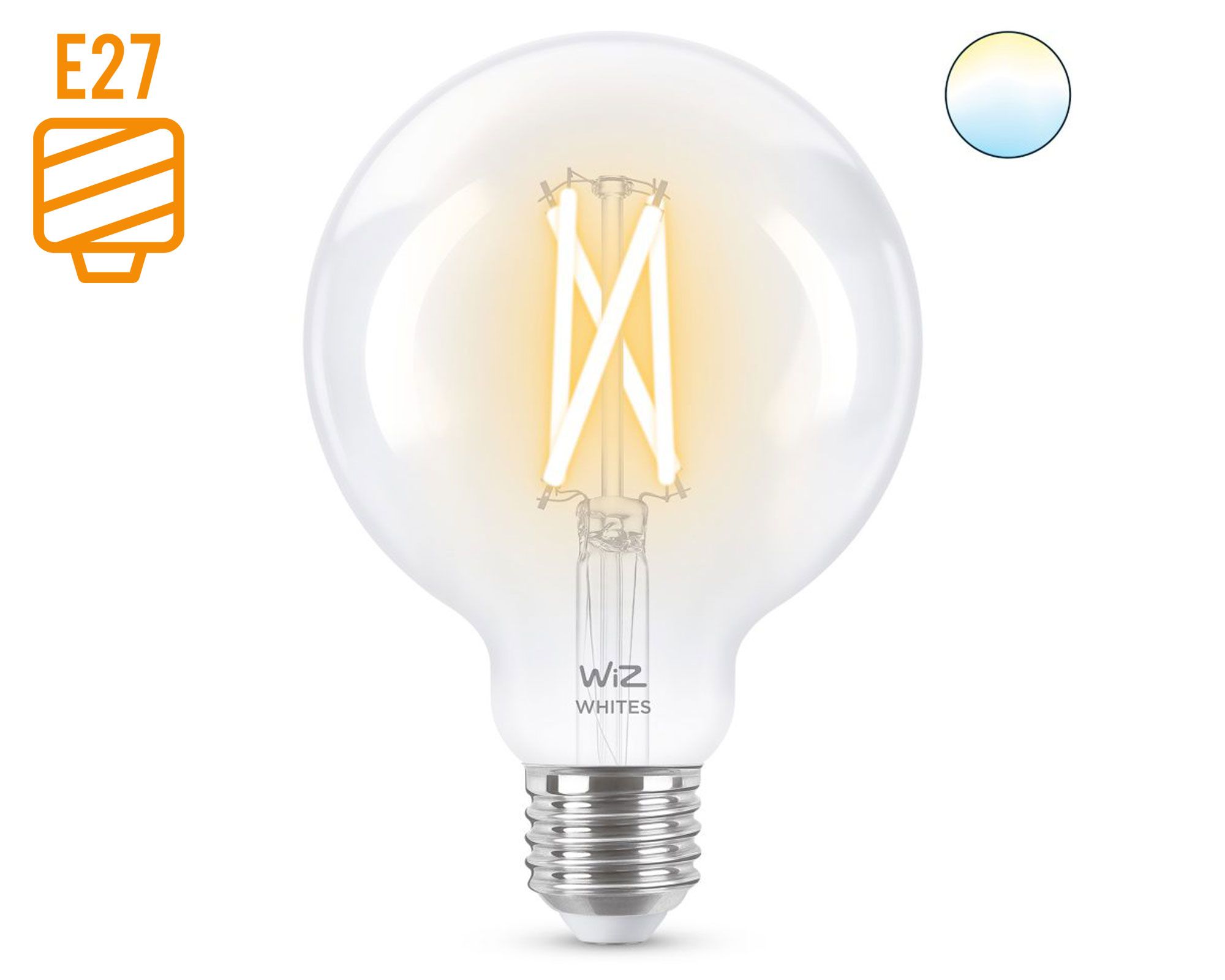 Ampolleta led Wiz Filament Transp 60W BL E27