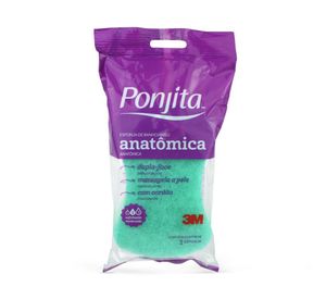 Esponja Ponjita Anatómica verde