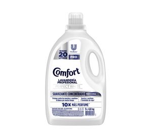Suavizante confort con perfect white 5lt