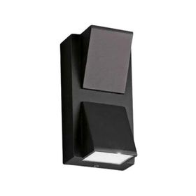 Aplique LED 2L luz cálida negro Pro-Lighting