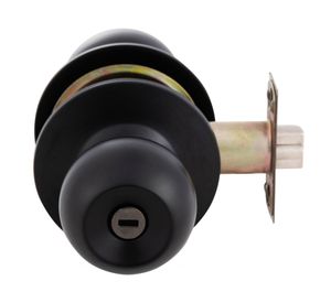 Cerradura cilíndrica 101 baño negro Oister