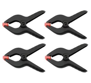 Set 4 pinzas sujeción plástico 90 mm