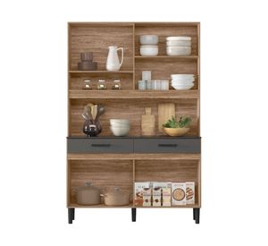 Kit cocina 8 puertas 2 cajones Barbara gris