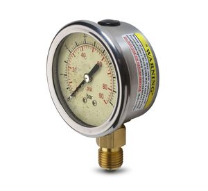 Manómetro Flowmak Glicerina 0-6 Bar 65 mm