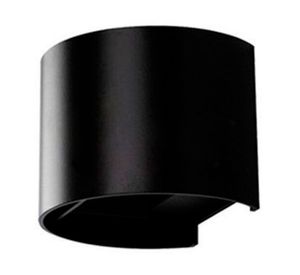 Aplique LED 6W luz cálida GRCU 2x3W negro