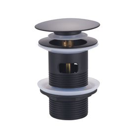 Desagüe 1 1/4'' con rebosadero negro