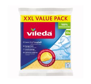 Paño Húmedo 20x18.4 cm x 10 un. Vileda