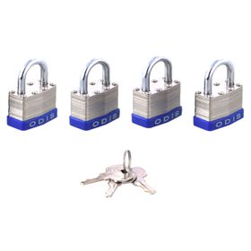 Candado interior x4 acero zincado 40 mm Laminado