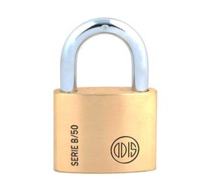 Candado interior bronce sólido 50 mm Serie B