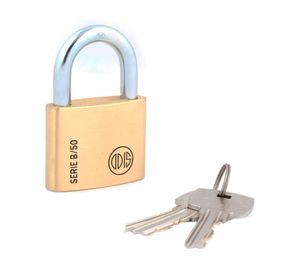 Candado interior bronce sólido 50 mm Serie B