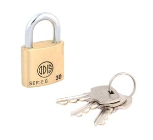 Candado exterior bronce sólido 30 mm Serie B