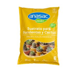 Sustrato para Suculentas Cactus 6 lt