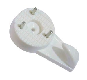 Soporte pared 7x30 mm 4 unidades blanco