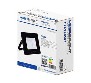 Proyector led 30W luz cálida negro